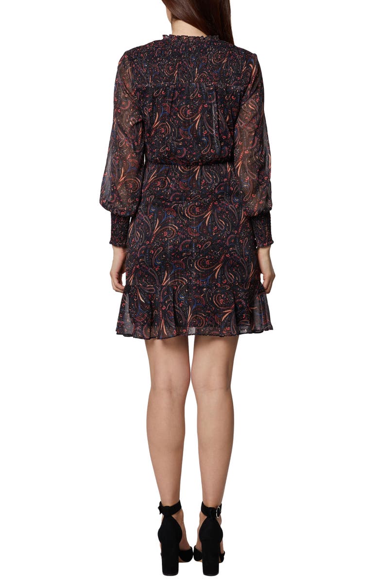 SAGE COLLECTIVE Paisley Mini Dress, Alternate, color,