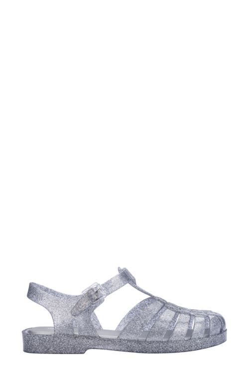 Melissa Possession Glitter Jelly Fisherman Sandal In Clear Glitter