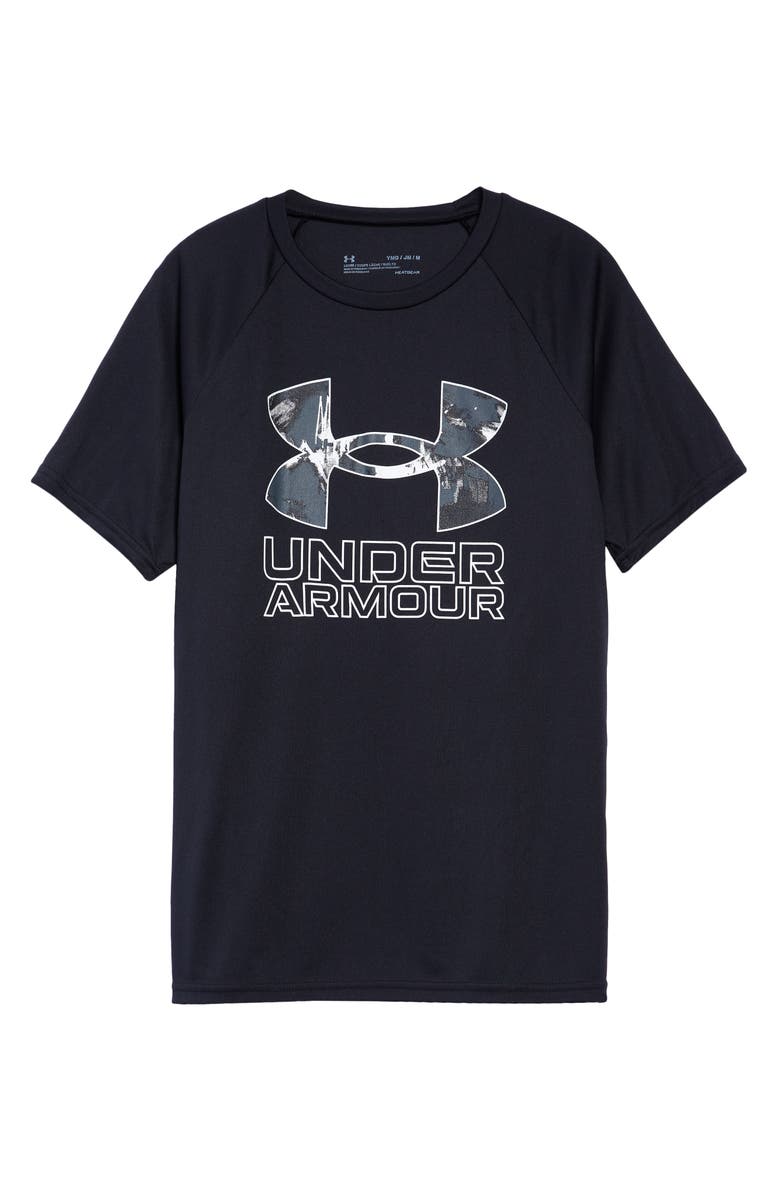 Under Armour Kids' UA Tech<sup>™</sup> Hybrid Performance Graphic Tee, Main, color,