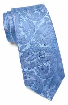 Duchamp Paisley Jacquard Silk Tie