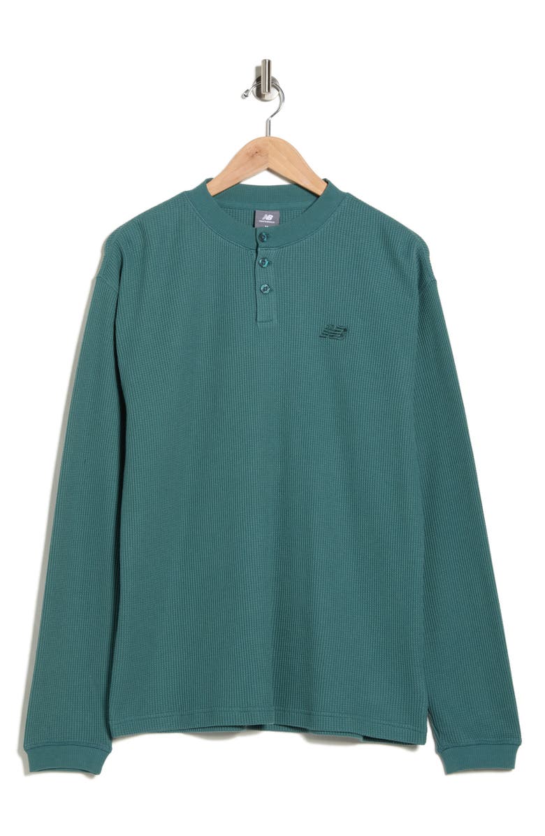 New Balance Waffle Knit Henley, Alternate, color, Nus