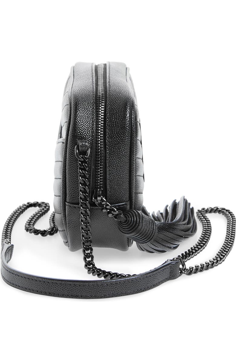 Saint Laurent Mini Lou Quilted Leather Crossbody Bag, Alternate, color,