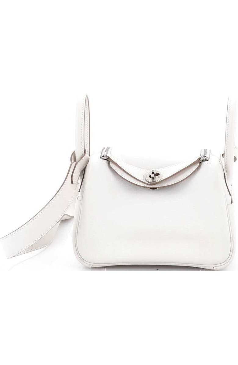 Pre-Owned Hermes Lindy Bag Verso Swift Mini, Main, color, Verso Gris Pale/Gris Meyer