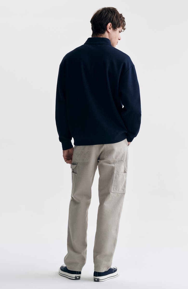 Brooklyn Industries Half Zip Sweatshirt, Alternate, color, Black Iris