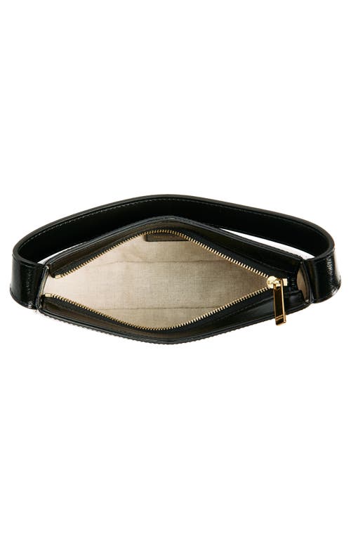 Mansur Gavriel Mini Bonbon Leather Shoulder Bag In Black