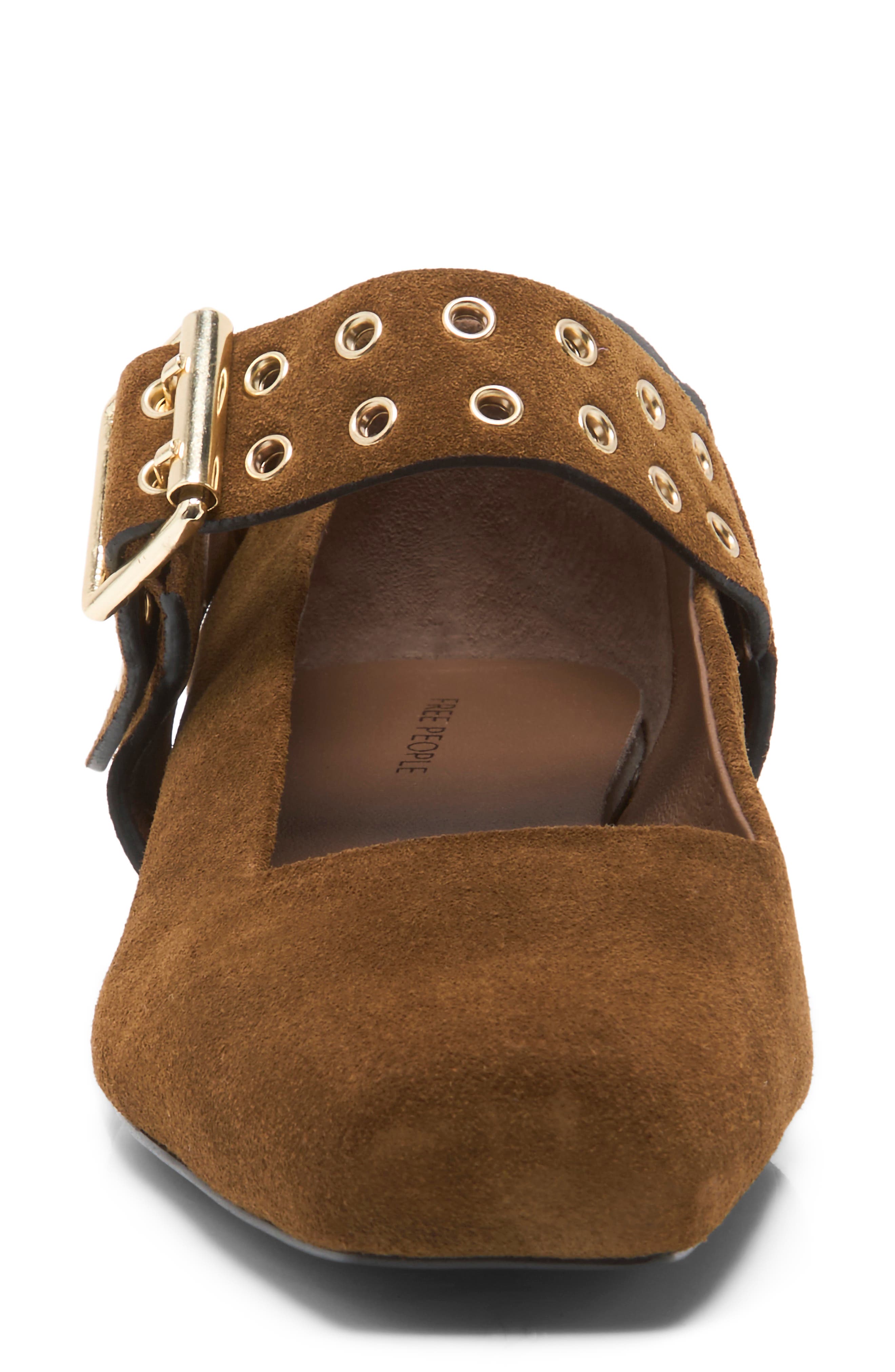 Maggie Mary Jane Flat, Alternate, color, TOFFEE SUEDE