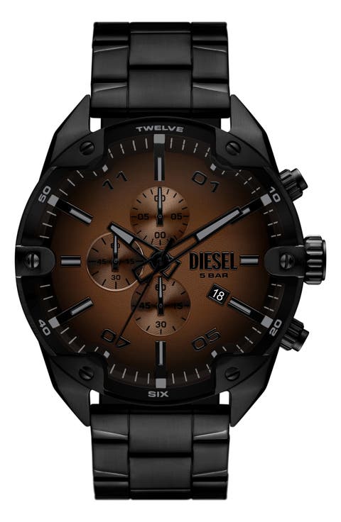 Spiked Chronograph Bracelet Watch