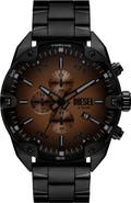 DIESEL® Spiked Chronograph Bracelet Watch
