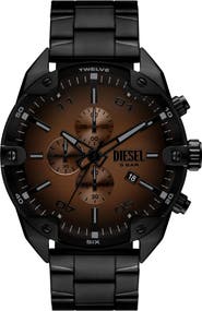 DIESEL® Spiked Chronograph Bracelet Watch