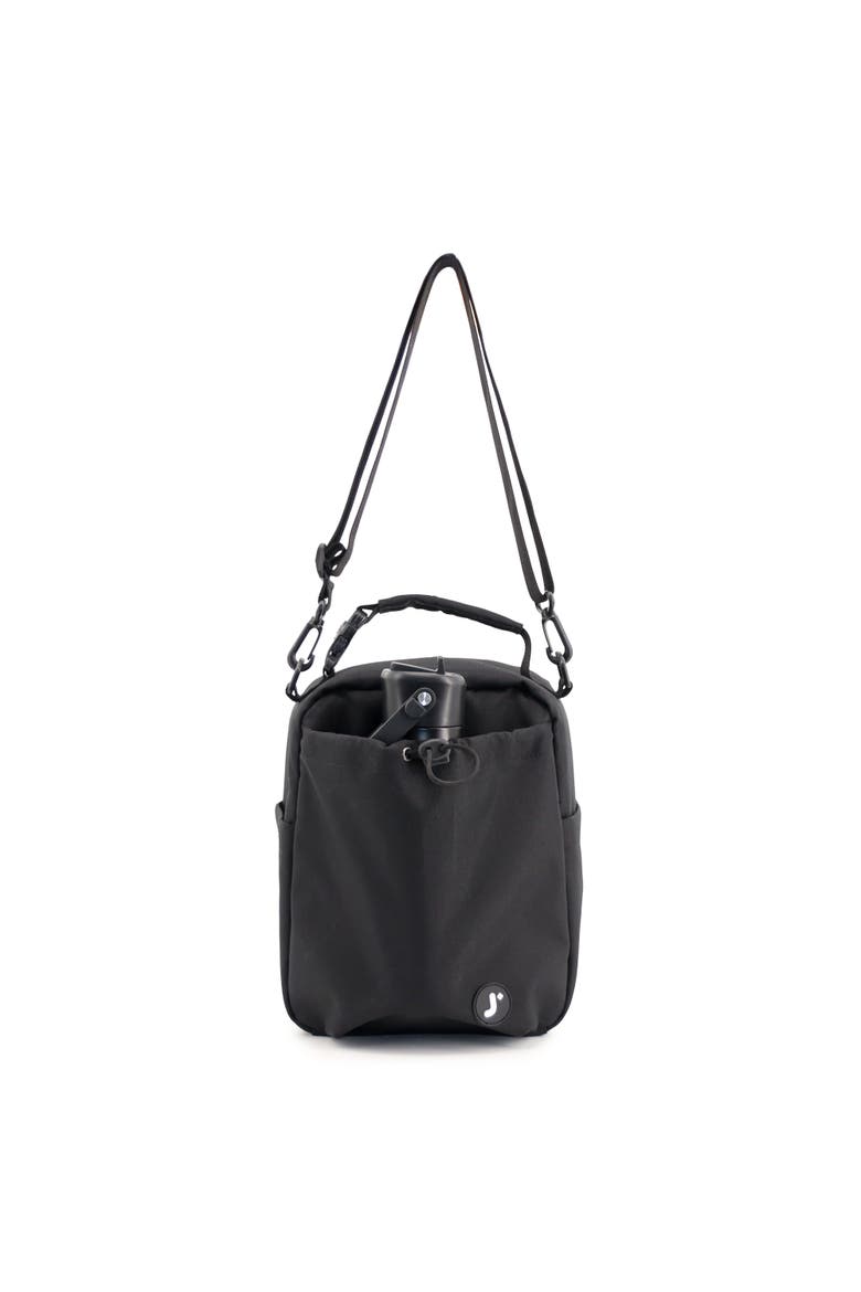 Cole Insulated Lunch Bag with Adjustable Strap, Alternate, color, Black