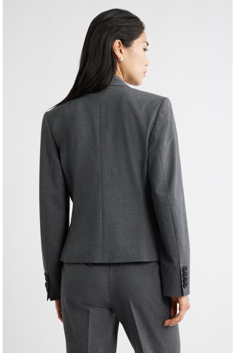The Hanna Slim Fit Blazer, Alternate, color, GREY DARK HEATHER