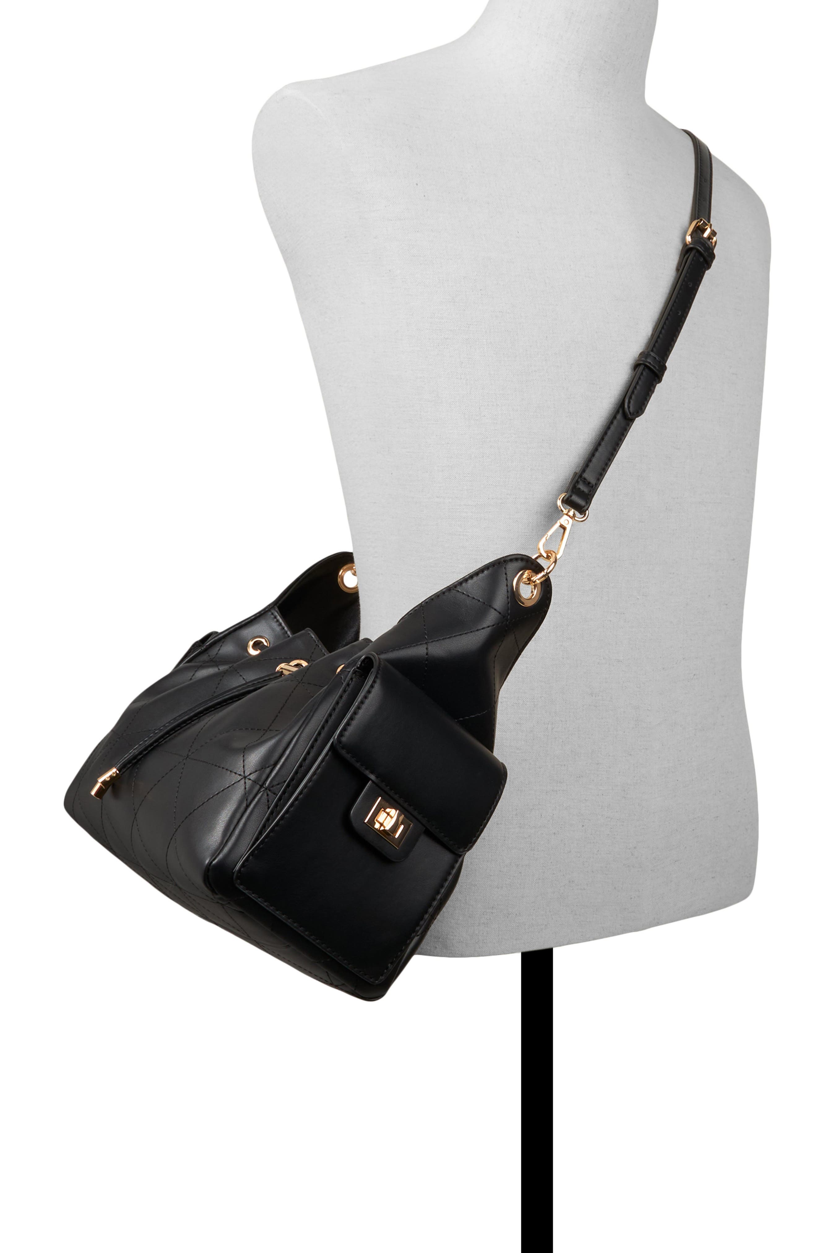 ALDO Stilaax Faux Leather Shoulder Bag, Alternate, color, 