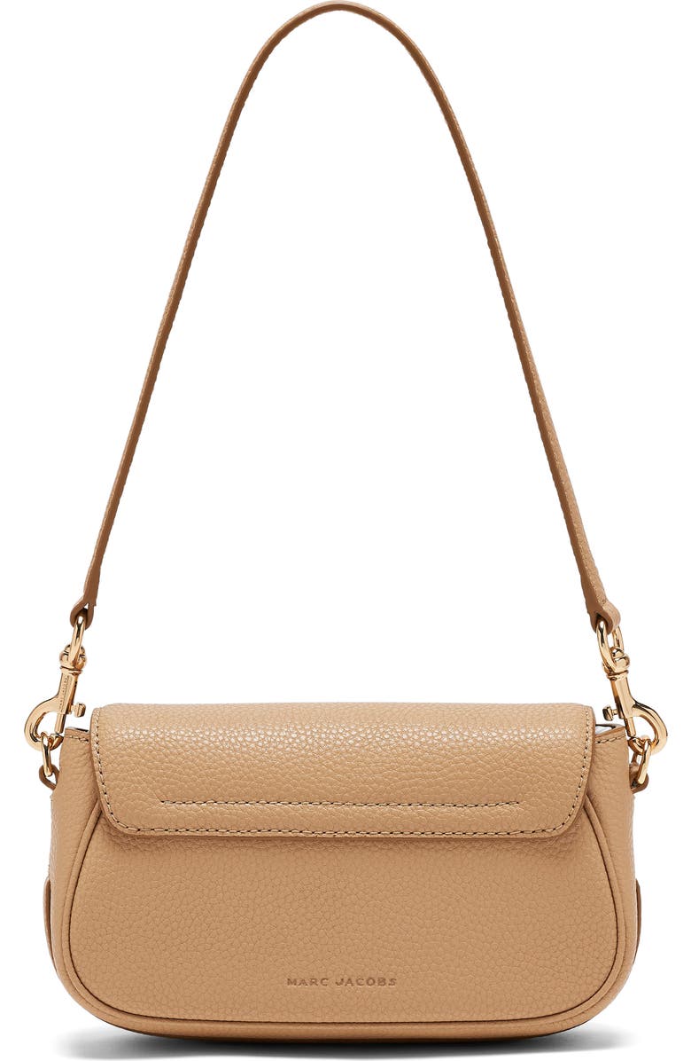 Marc Jacobs The J Marc Clover Pebble Crossbody Bag, Alternate, color, Camel