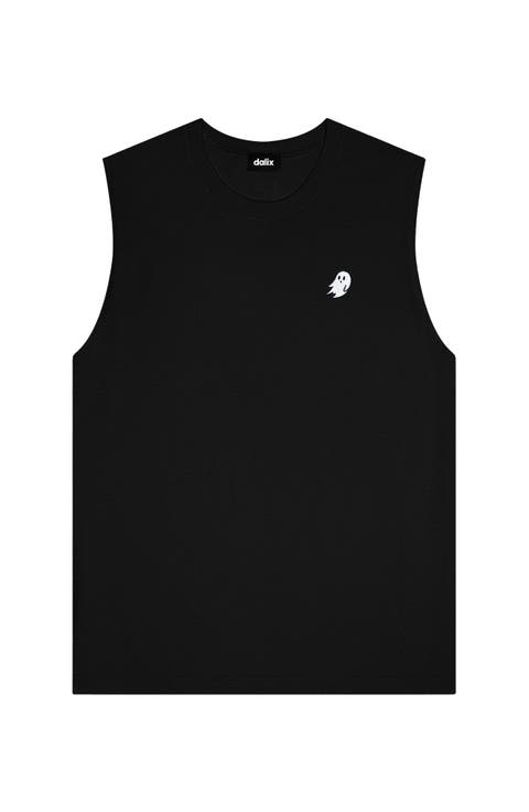 Mens Ghost Lightweight Cotton Tank