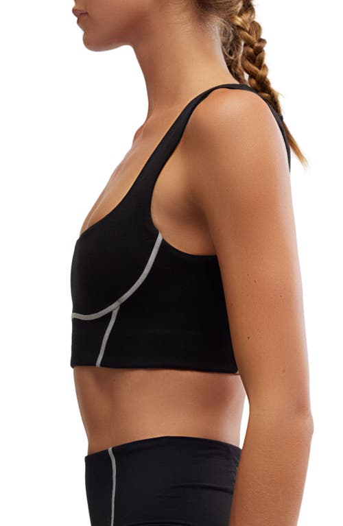 Shop Free People Fp Movement You're A Peach Sports Bra In Black