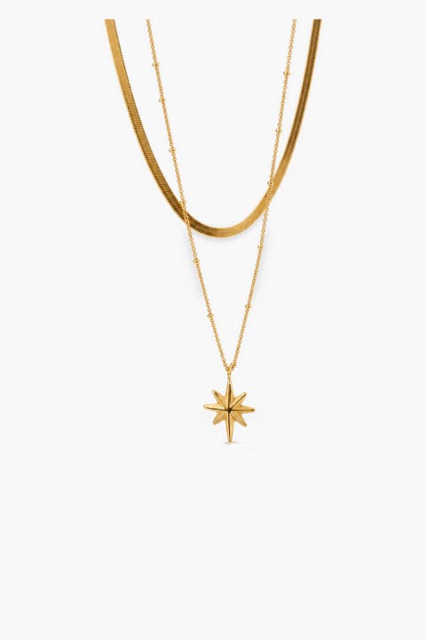 North Star Layered Necklace