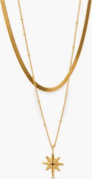 Meideya North Star Layered Necklace