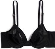 Hanky Panky Underwire Unlined Mesh Plunge Bra