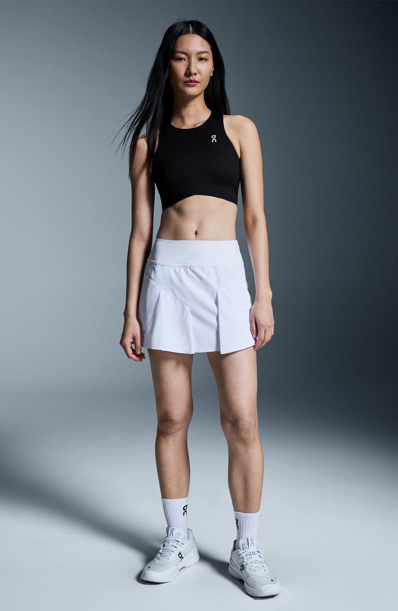 On Court Crop Tank, Alternate, color, Black