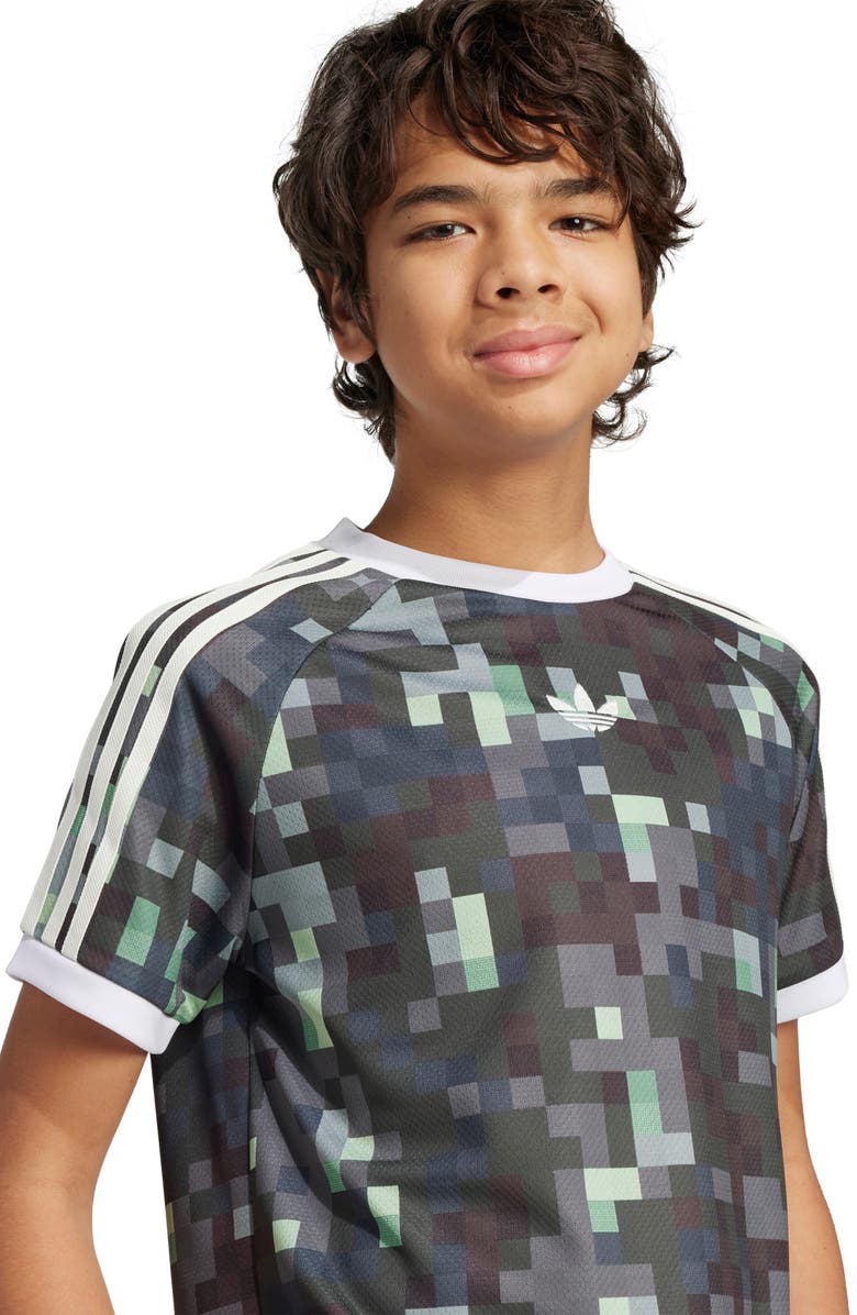 adidas Originals Kids' GFX Camo Cotton T-Shirt, Alternate, color, 