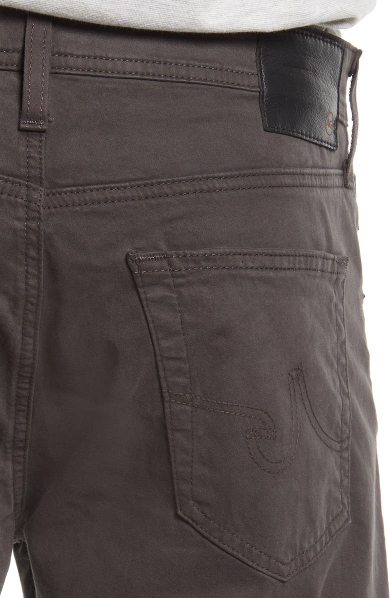 AG Everett Stretch Sateen Slim Straight Pants, Alternate, color, Shadow Hawk