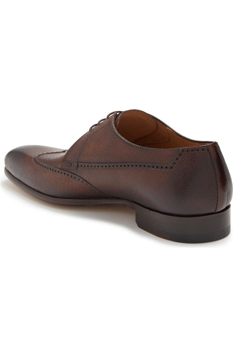 Magnanni Textured Leather Derby Shoe, Alternate, color,