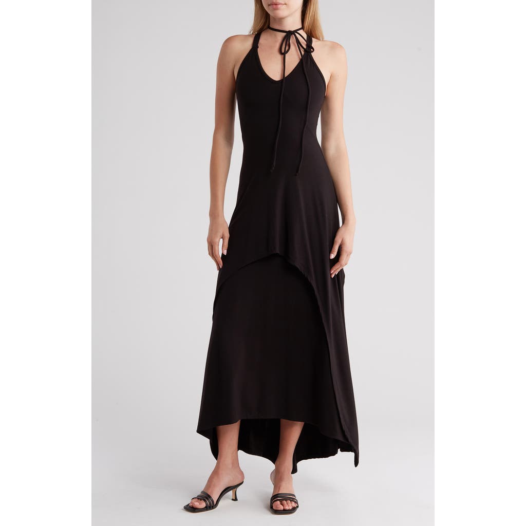 Go Couture Choker Neck Midi Sundress