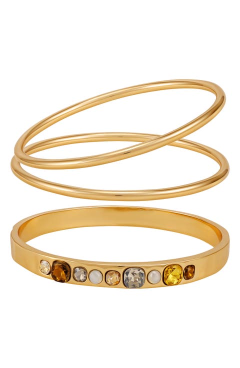 Set of 3 Bangle Bracelets