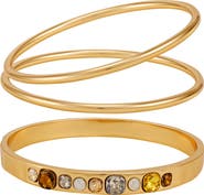 GUESS Set of 3 Bangle Bracelets