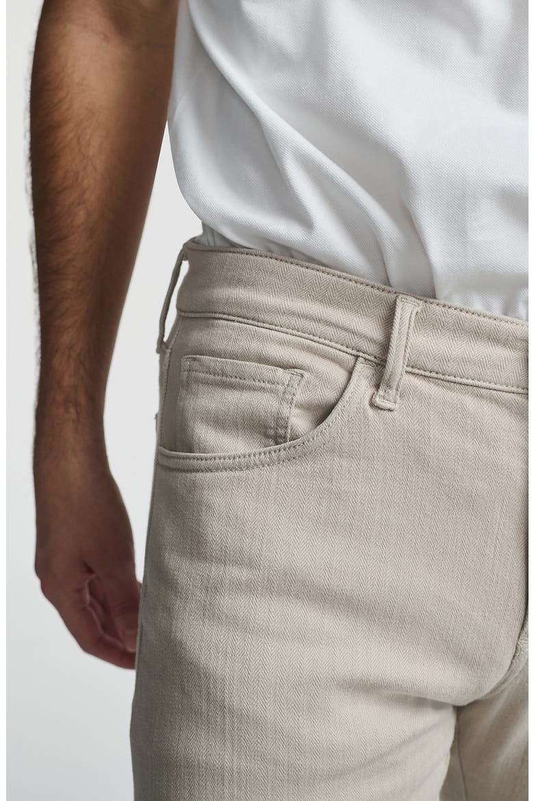 Jake Slim Leg Pants, Alternate, color, OYSTER HERRINGBONE