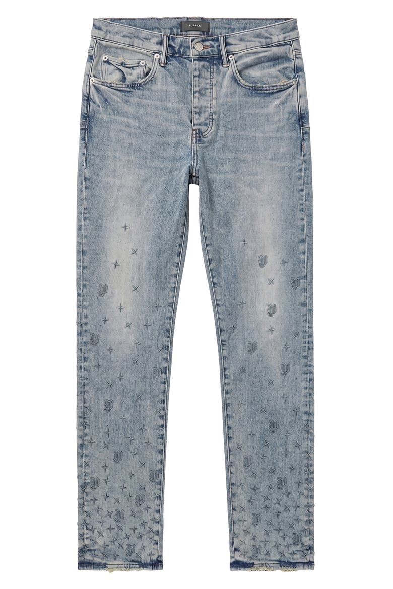 Mono Stars Tuffetage Low Rise Skinny Jeans, Alternate, color, LIGHT INDIGO