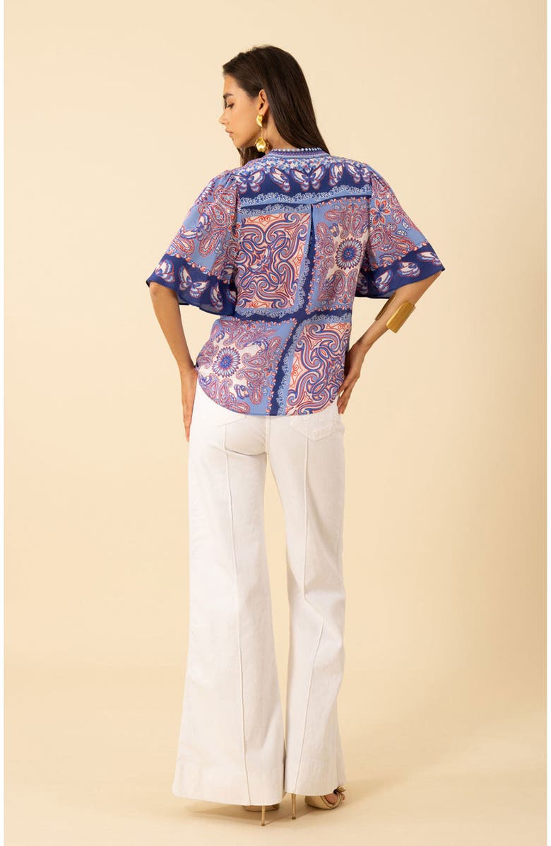 Hale Bob Novah Silk Top, Alternate, color, 