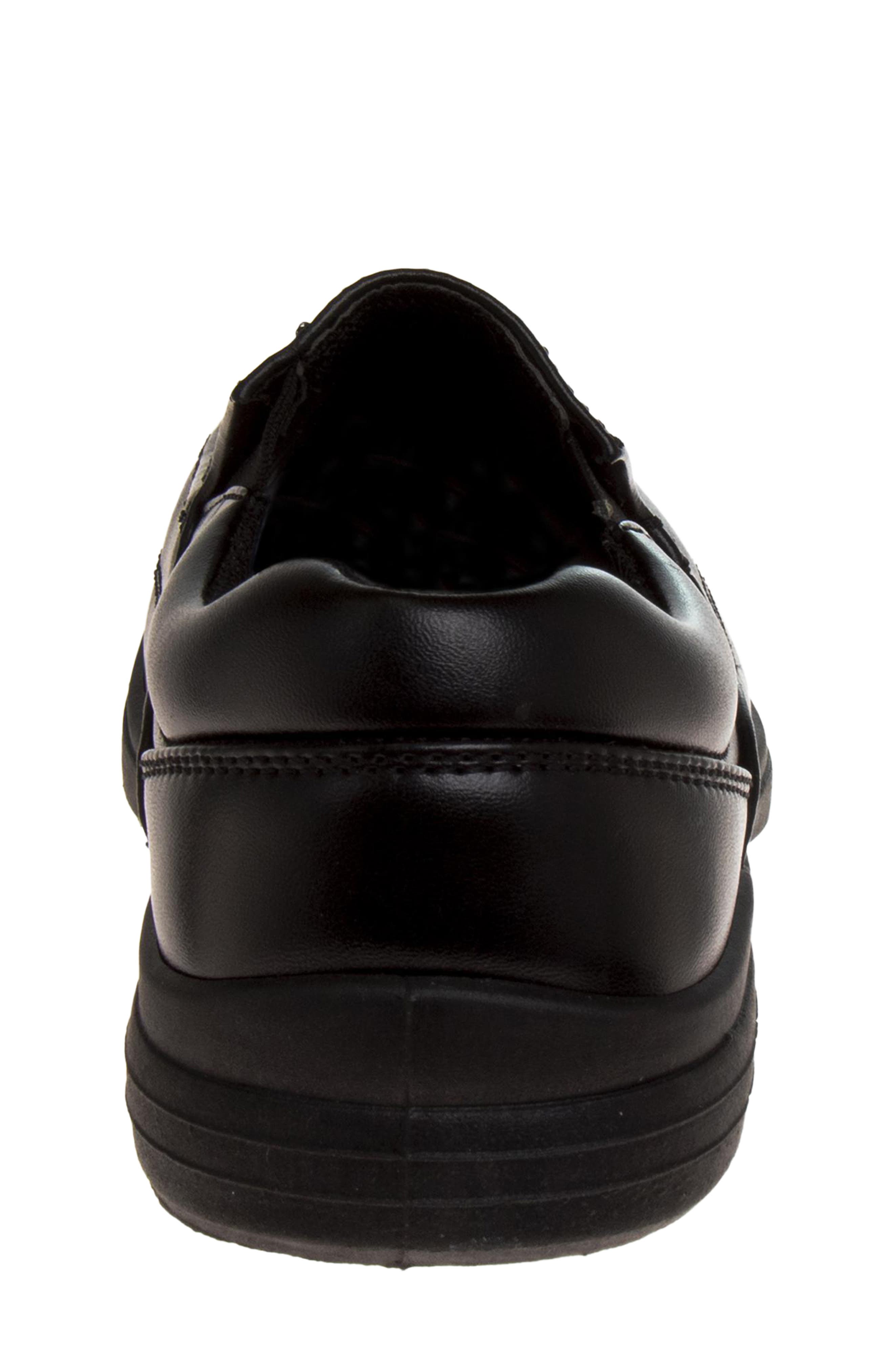 Kids' French Toast School Slip-On Shoe, Alternate, color, BLACK