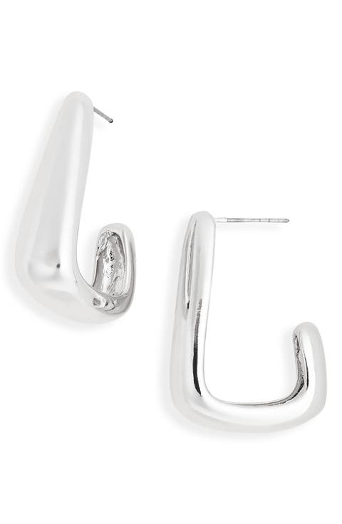 Angular Hoop Earrings