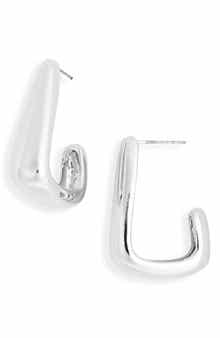 Angular Hoop Earrings