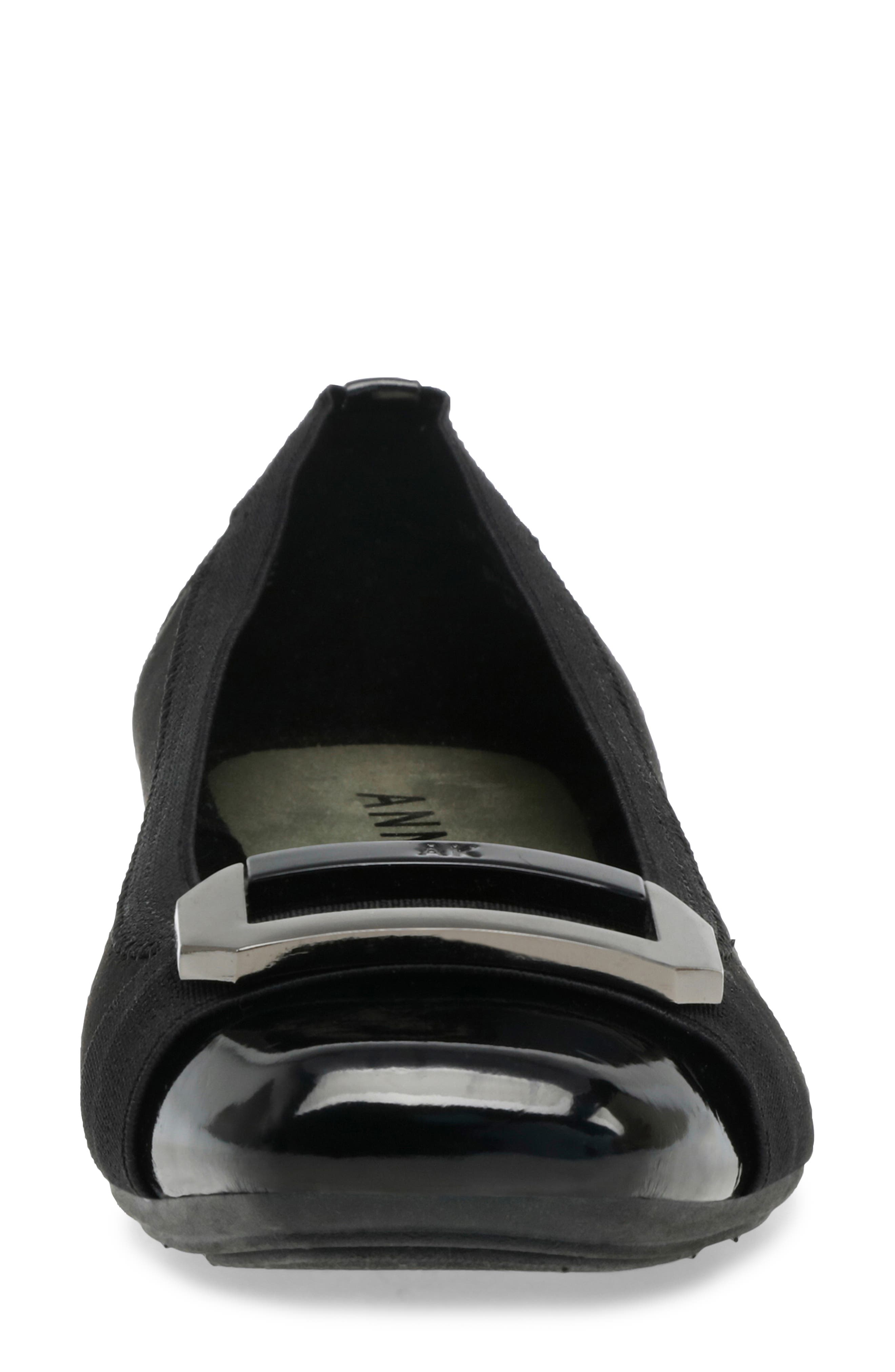 Anne Klein Uplift Flat, Alternate, color, Black Combo Fb