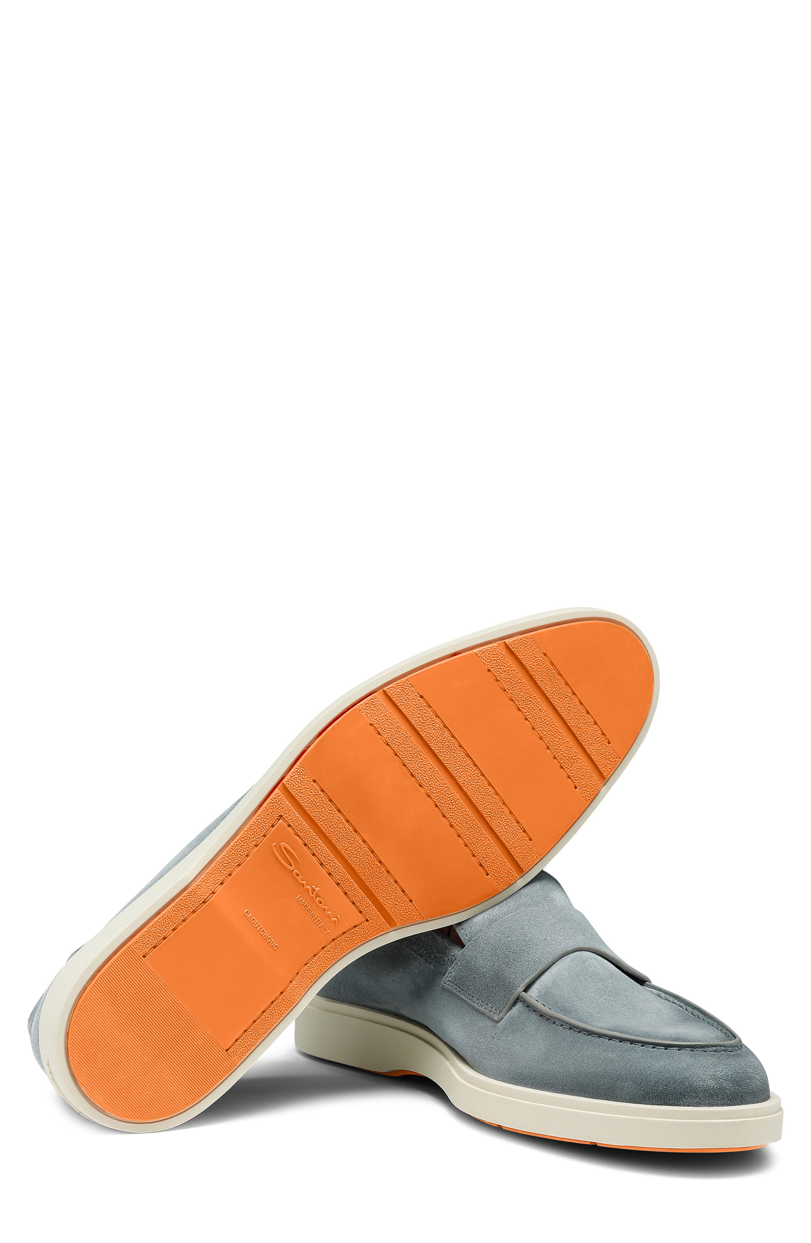 Santoni Revolve Loafer, Alternate, color, Grey
