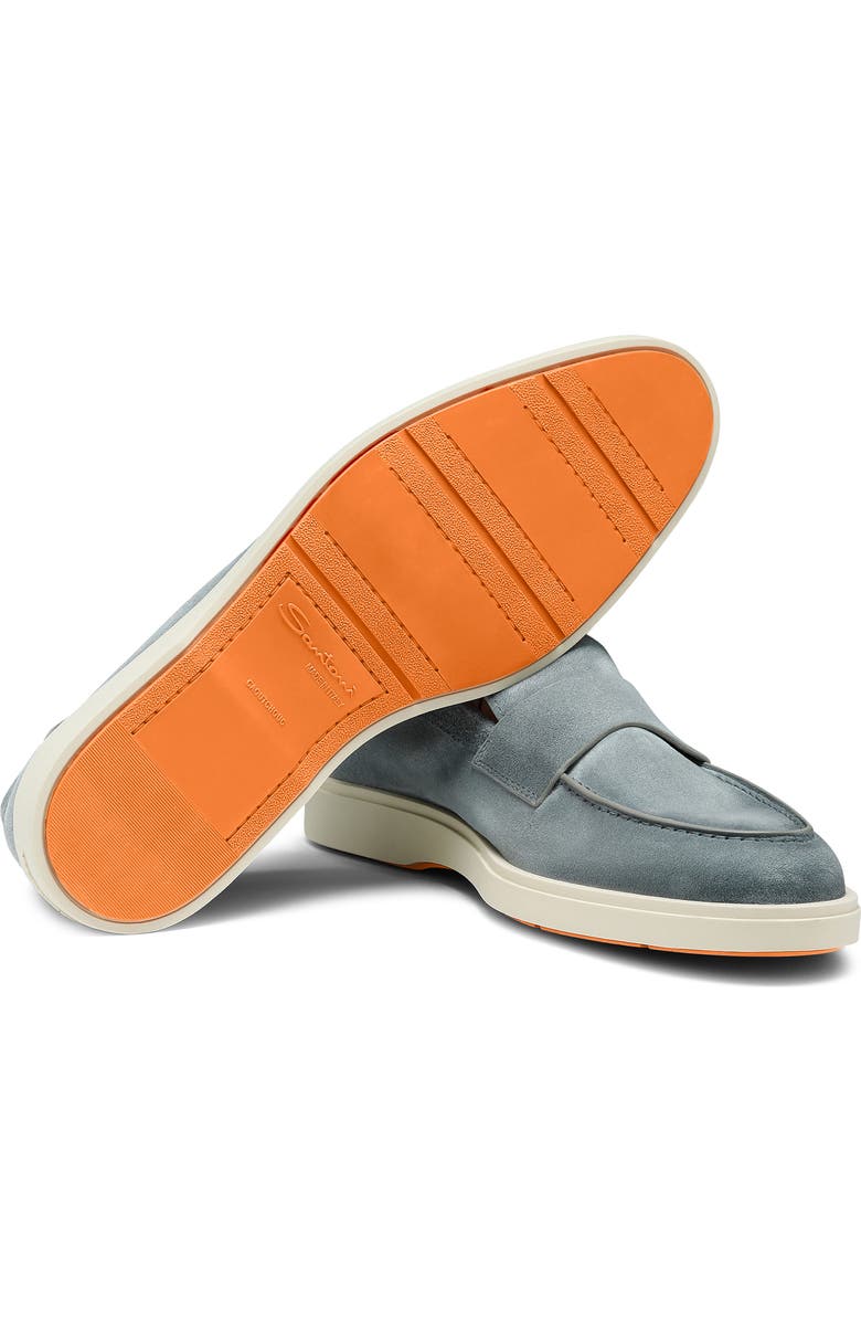 Santoni Revolve Loafer, Alternate, color, Grey