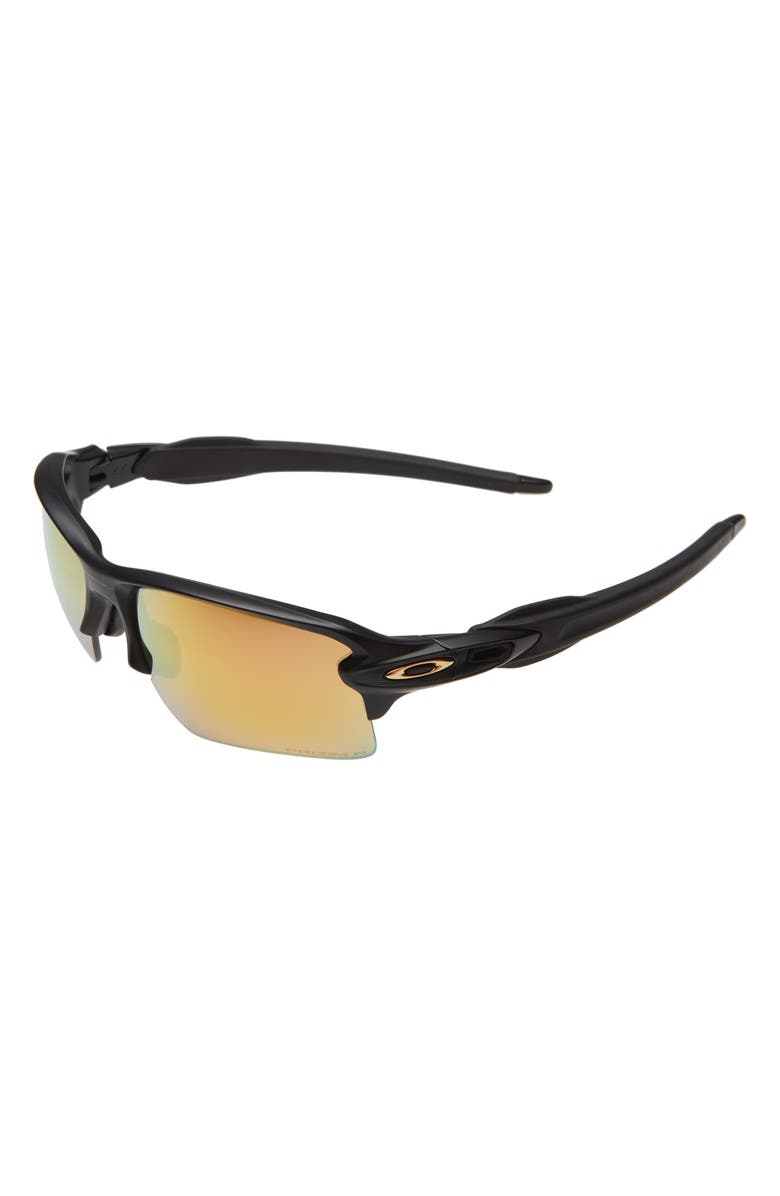 Oakley Flak<sup>®</sup> 2.0 XL 59mm Polarized Sunglasses, Alternate, color, Black