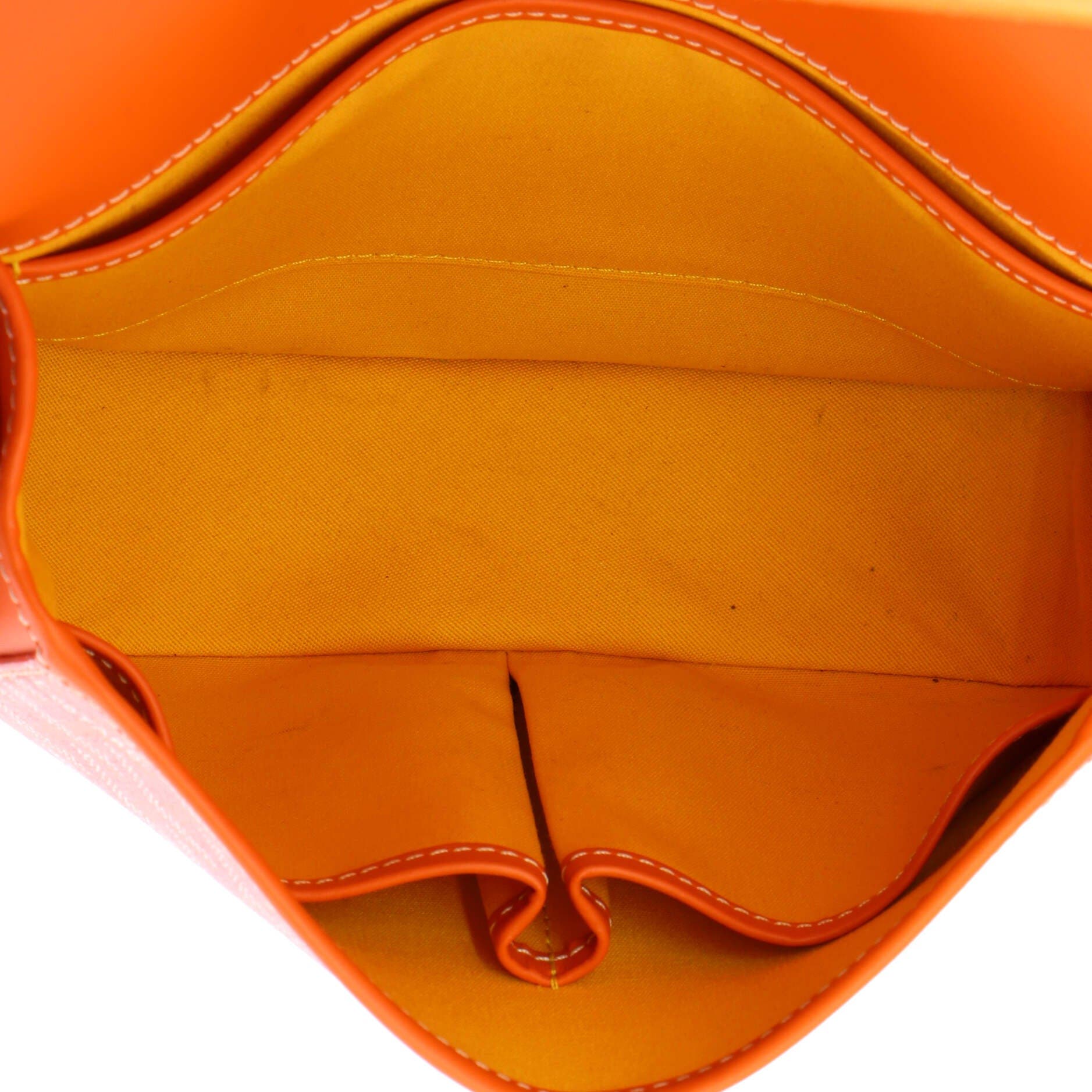 Pre-Owned Goyard Belvedere II Messenger Bag Coated Canvas PM, Alternate, color, Orange