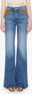 MOTHER The Pointy Doozy Contrast Pocket Wide Leg Jeans