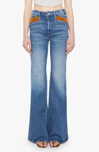 MOTHER The Pointy Doozy Contrast Pocket Wide Leg Jeans