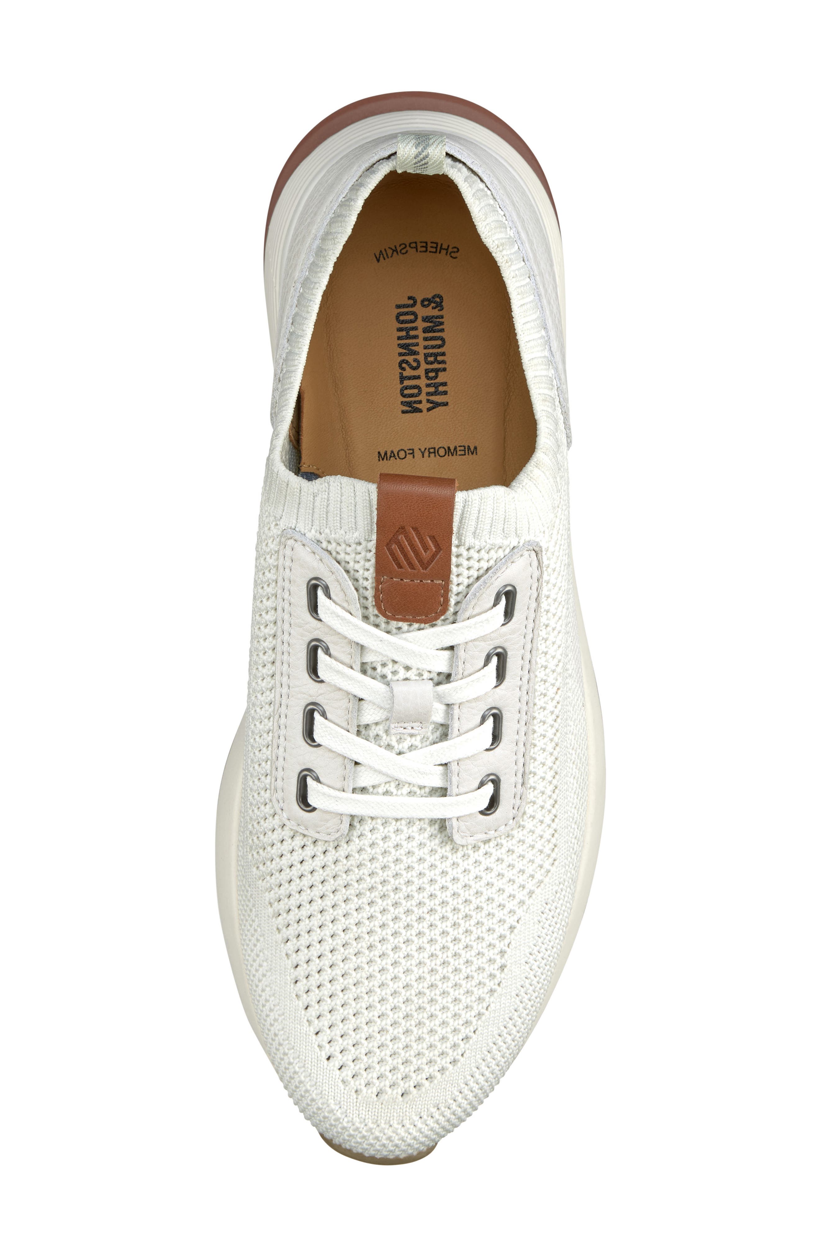 Kinnon Knit Jogger Sneaker, Alternate, color, OFF WHITE KNIT