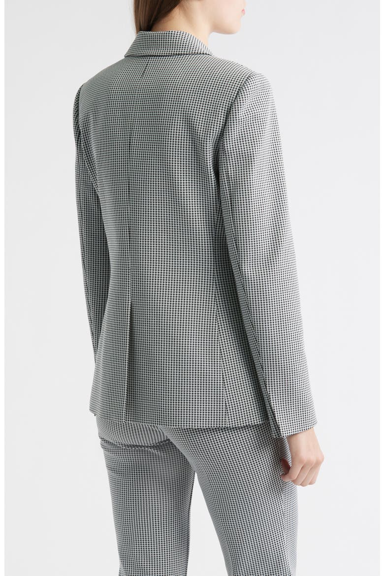 Check Single Breasted Blazer, Alternate, color, BLACK MULTI