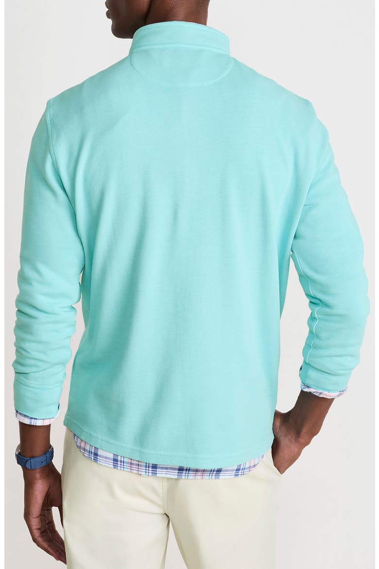 Coastline Quarter Zip Pullover, Alternate, color, SEA SPLASH