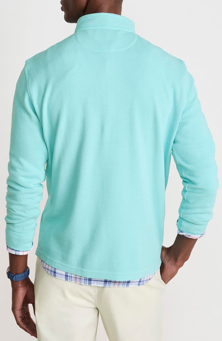 vineyard vines Coastline Quarter Zip Pullover, Alternate, color, Sea Splash