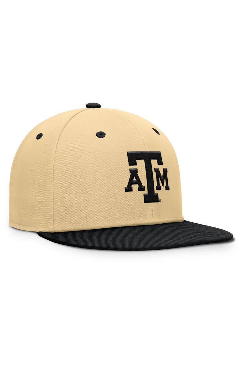 Men's Fanatics Khaki/Black Texas A&M Aggies Balance Fitted Hat, Alternate, color, Khaki