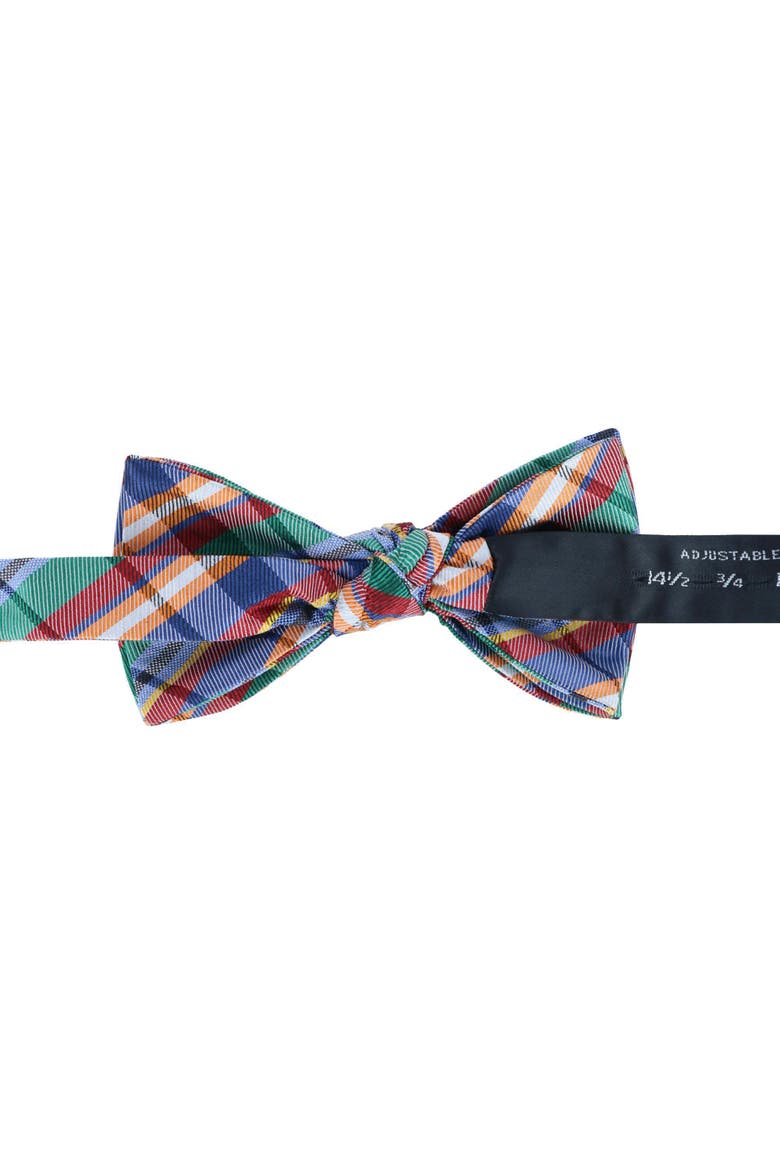 Sherwood Plaid Silk Bow Tie, Alternate, color, Plaid