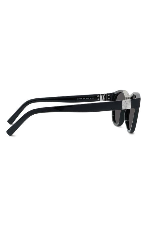 Givenchy 4g 50mm Geometric Sunglasses In Black