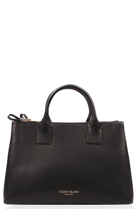 【半額以下／ほぼ新品】TEDDY BLAKE ブラックレザートートバッグ 3_11d8f782-1ce1-4f3d-b6f6-